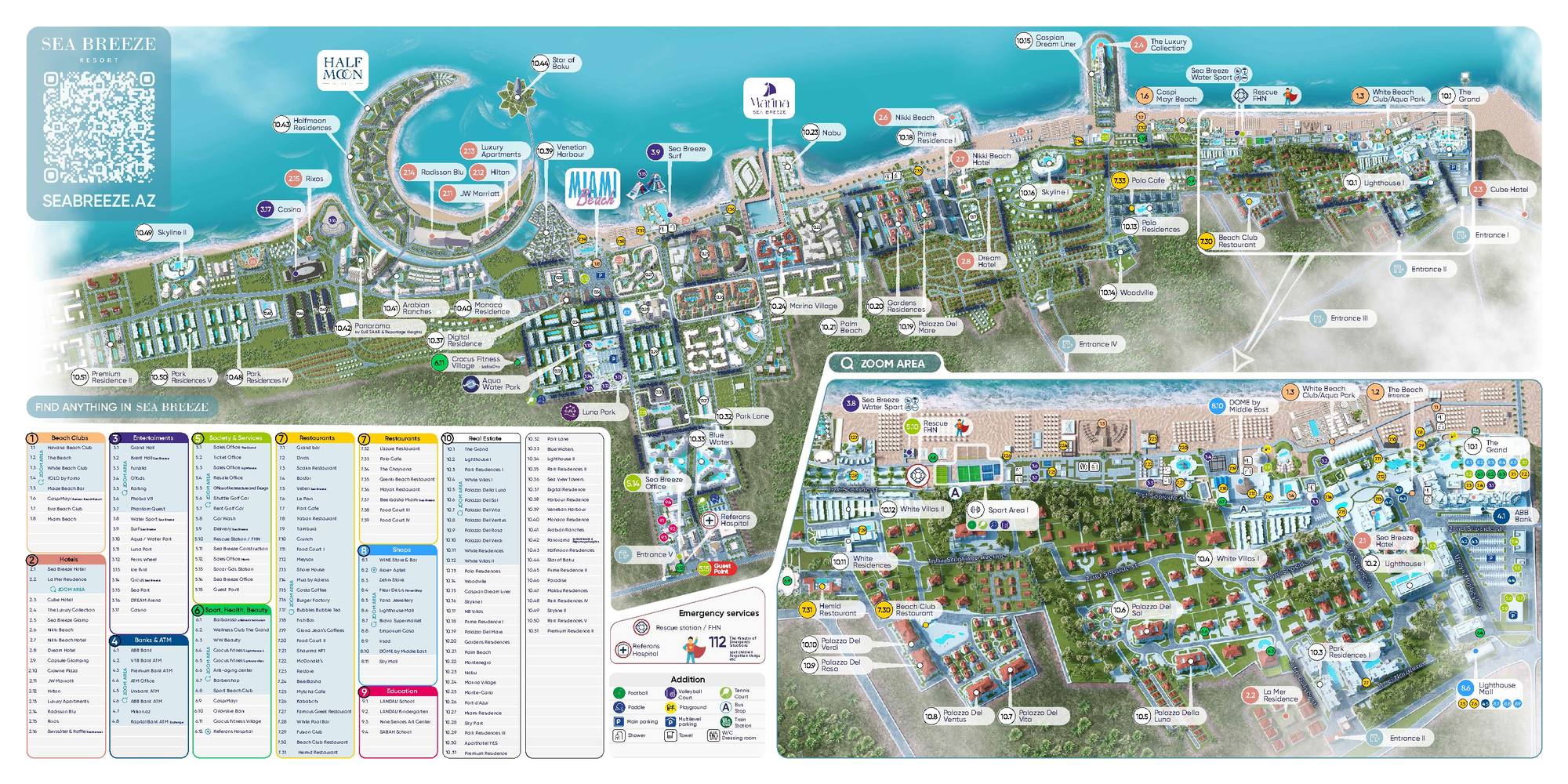 תוכנית האב של Sea Breeze, באקו